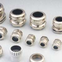 Metric Thread Type Through type Waterproof Brass Cable Gland