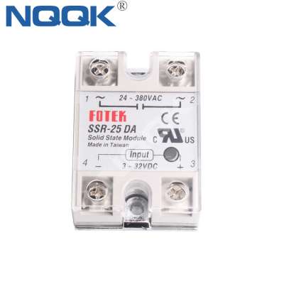 SSR-25DA 25A DC AC quality SSR solid state relay for control voltage