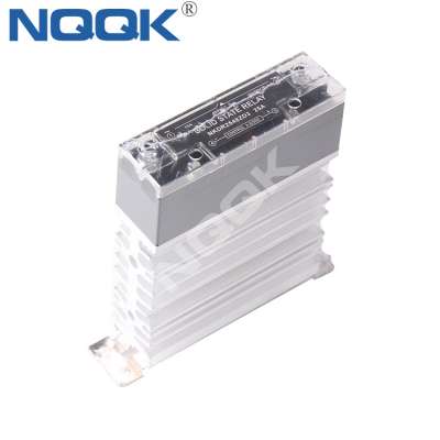 20A 32V DC to 480V AC single phase mini Ultra thin heat sink solid state relay for Industrial automation control