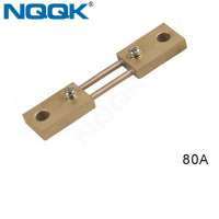 FL-TS India type 80A 50mV 60mV DC Electric current Shunt Resistors for Amp Panel Meter Current Monitor