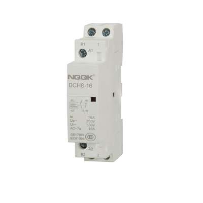 BCH8-16 1P 16A 250V 500V home hotel AC contactor without manually-operated