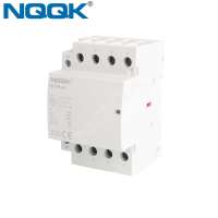 BCH8-40 4 hole 40A home hotel AC din rail 4P magnetic contactor with auxiliary control