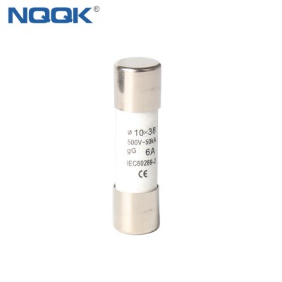 R015 10*38 (10x38) IEC Standard Cylindrical ceramics 16 amp fuses link